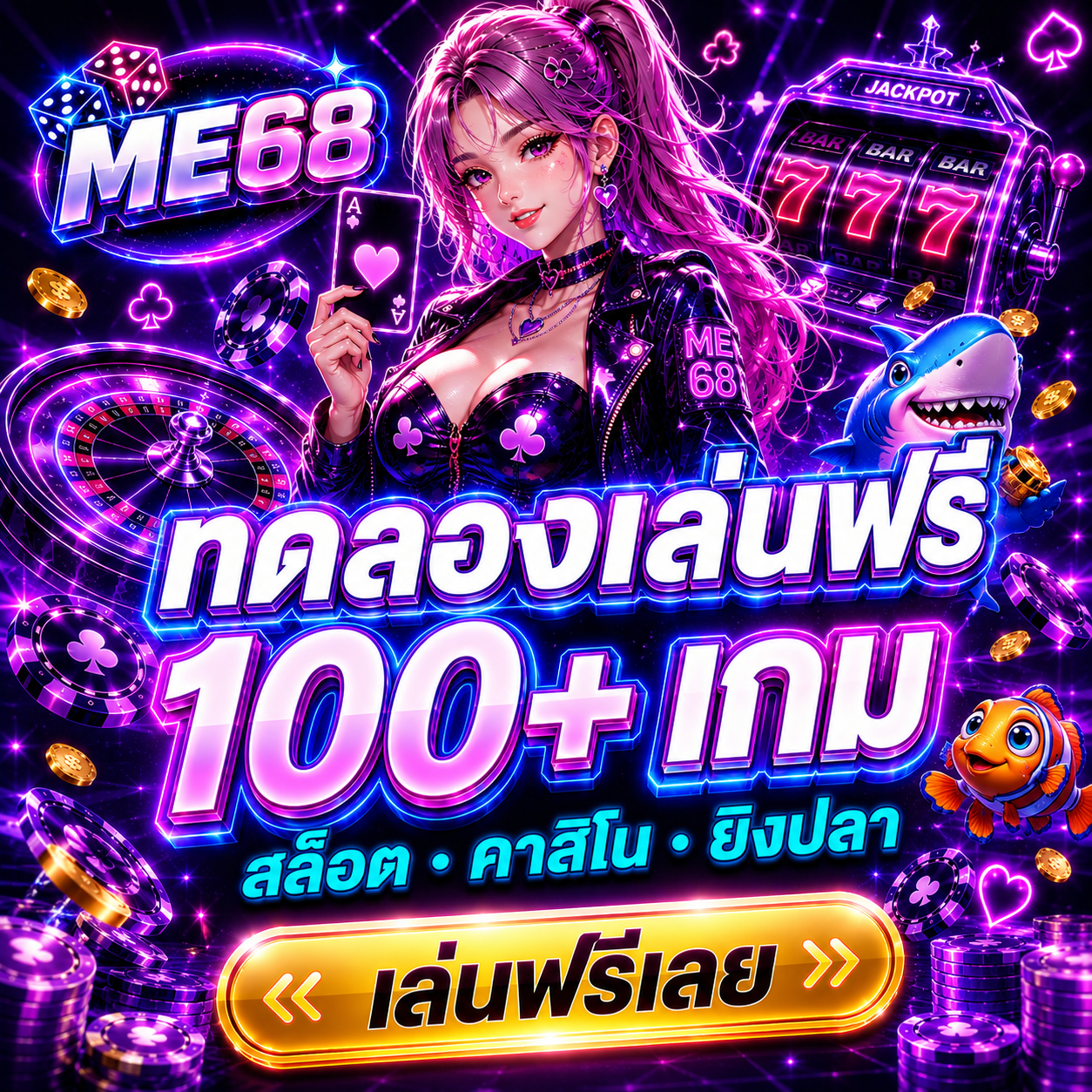 ทดลองเล่นฟรี 100+ เกม